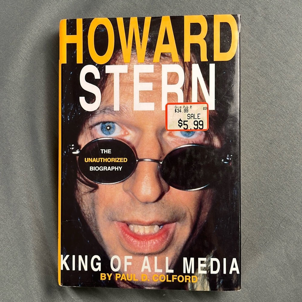 Howard Stern : King of All Media by Paul Colford (1996, Hardcover)